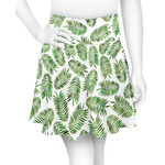 Tropical Leaves Skater Skirt - Small