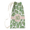 Tropical Leaves Small Laundry Bag - Front View