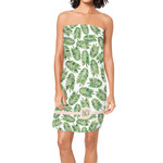 Tropical Leaves Spa / Bath Wrap w/ Monogram