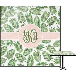 Tropical Leaves Square Table Top - 30" (Personalized)