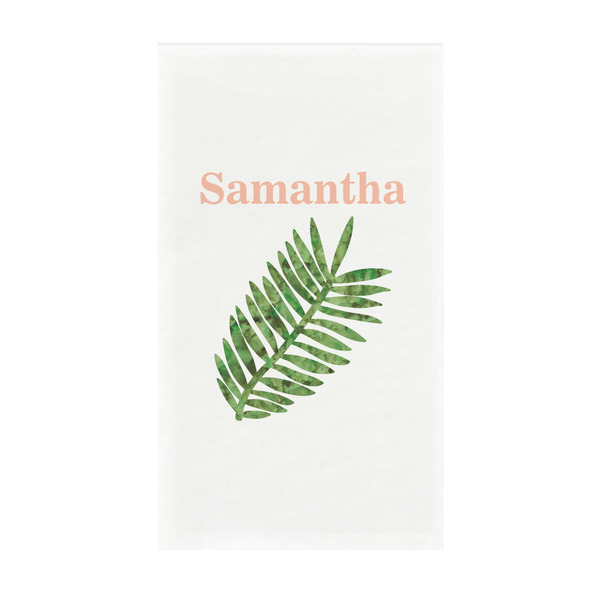 Custom Tropical Leaves Guest Paper Towels - Full Color - Standard (Personalized)