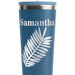 Tropical Leaves RTIC Everyday Tumbler with Straw - 28oz (Personalized)