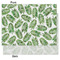 Tropical Leaves Tissue Paper - Heavyweight - Medium - Front & Back