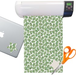 Tropical Leaves Sticker Vinyl Sheet (Permanent)