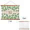 Tropical Leaves Wall Hanging Tapestry - Landscape - APPROVAL