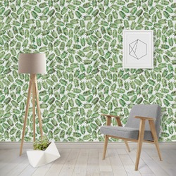 Tropical Leaves Wallpaper & Surface Covering (Water Activated - Removable)