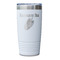 Tropical Leaves White Polar Camel Tumbler - 20oz - Single Sided - Approval