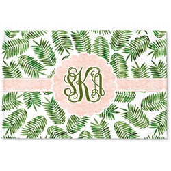 Tropical Leaves Woven Mat (Personalized)
