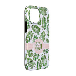 Tropical Leaves iPhone Case - Rubber Lined - iPhone 13 Pro (Personalized)