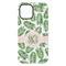 Tropical Leaves iPhone 15 Plus Tough Case - Back