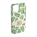 Tropical Leaves iPhone Case - Plastic - iPhone 15 Pro (Personalized)