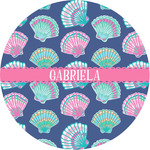 Preppy Sea Shells Multipurpose Round Labels - 1" (Personalized)