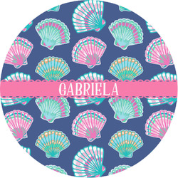 Preppy Sea Shells Multipurpose Round Labels - 1" (Personalized)