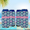 Preppy Sea Shells 16oz Can Sleeve - Set of 4 - LIFESTYLE