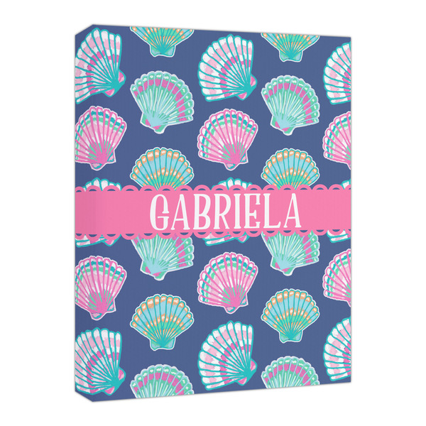 Custom Preppy Sea Shells Canvas Print - 16x20 (Personalized)