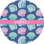 Preppy Sea Shells Multipurpose Round Labels - 2" (Personalized)