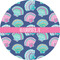 Preppy Sea Shells 2" Multipurpose Round Labels - Single Sticker