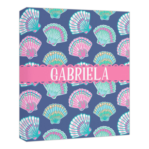 Custom Preppy Sea Shells Canvas Print - 20x24 (Personalized)