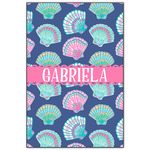 Preppy Sea Shells Wood Print - 20x30 (Personalized)