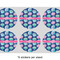 Preppy Sea Shells 3" Multipurpose Round Labels - Sheet