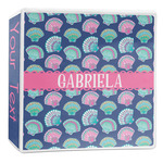 Preppy Sea Shells 3-Ring Binder - 2 inch (Personalized)