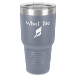 Preppy Sea Shells 30 oz Stainless Steel Tumbler - Grey - Single-Sided (Personalized)