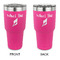 Preppy Sea Shells 30 oz Stainless Steel Ringneck Tumblers - Pink - Double Sided - APPROVAL