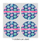 Preppy Sea Shells 4" Multipurpose Round Labels - Sheet