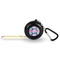 Preppy Sea Shells 6-Ft Pocket Tape Measure with Carabiner Hook - Front