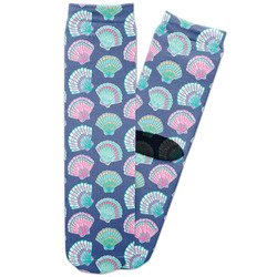 Preppy Sea Shells Adult Crew Socks