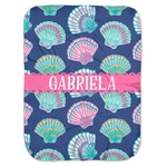 Preppy Sea Shells Baby Swaddling Blanket (Personalized)