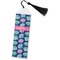 Preppy Sea Shells Bookmark with tassel - Flat