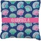 Sea Shells Burlap Pillow 16"