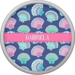 Preppy Sea Shells Cabinet Knob (Silver) (Personalized)