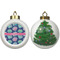 Preppy Sea Shells Ceramic Christmas Ornament - X-Mas Tree (APPROVAL)