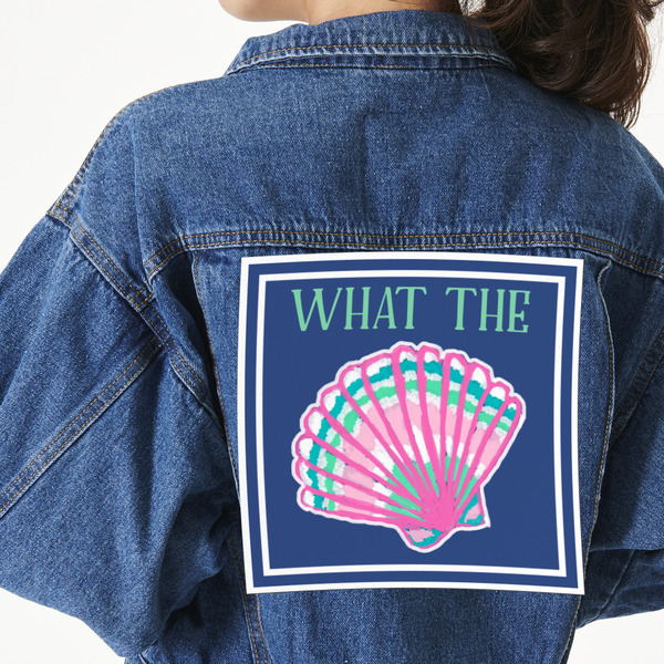 Custom Preppy Sea Shells Twill Iron On Patch - Custom Shape - 3XL (Personalized)