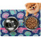 Preppy Sea Shells Dog Food Mat - Small LIFESTYLE