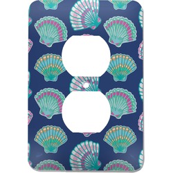 Preppy Sea Shells Electric Outlet Plate