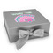 Preppy Sea Shells Gift Boxes with Magnetic Lid - Silver - Front