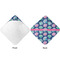 Preppy Sea Shells Hooded Baby Towel- Approval