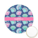 Preppy Sea Shells Printed Cookie Topper - 2.15" (Personalized)