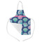 Preppy Sea Shells Kid's Aprons - Medium - Main (med/lrg)