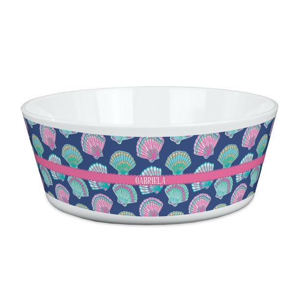 Custom Preppy Sea Shells Kid's Bowl (Personalized)