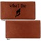 Preppy Sea Shells Leather Checkbook Holder Front and Back Single Sided - Apvl