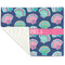 Preppy Sea Shells Linen Placemat - Folded Corner (single side)