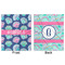 Preppy Sea Shells Minky Blanket - 50"x60" - Double Sided - Front & Back