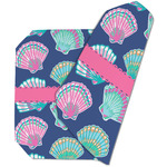 Preppy Sea Shells Dining Table Mat - Octagon (Double-Sided) w/ Name or Text