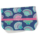 Preppy Sea Shells Burp Cloth - Fleece w/ Name or Text