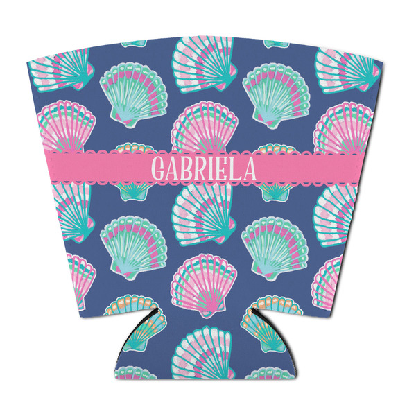 Custom Preppy Sea Shells Party Cup Sleeve - with Bottom (Personalized)