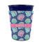 Preppy Sea Shells Party Cup Sleeves - without bottom - FRONT (on cup)